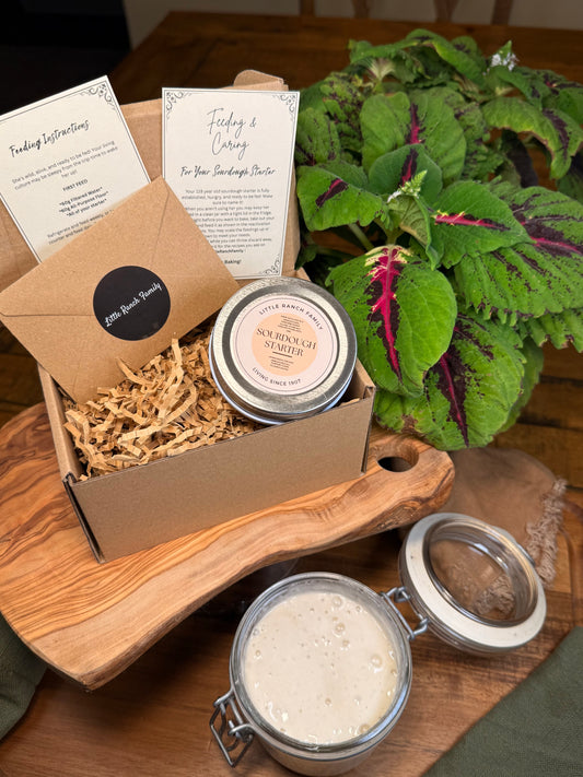 Little Ranch Family’s LIVE Organic 119 Year Old Sourdough Starter & Recipes