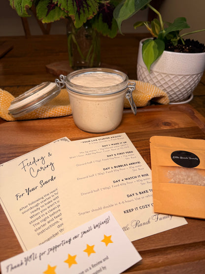 Little Ranch Family’s 118 Year Old Organic Sourdough Starter Kit!