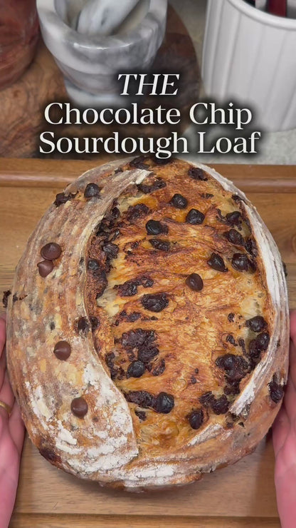 Vanilla Chocolate Chip Sourdough Loaf Recipe PDF