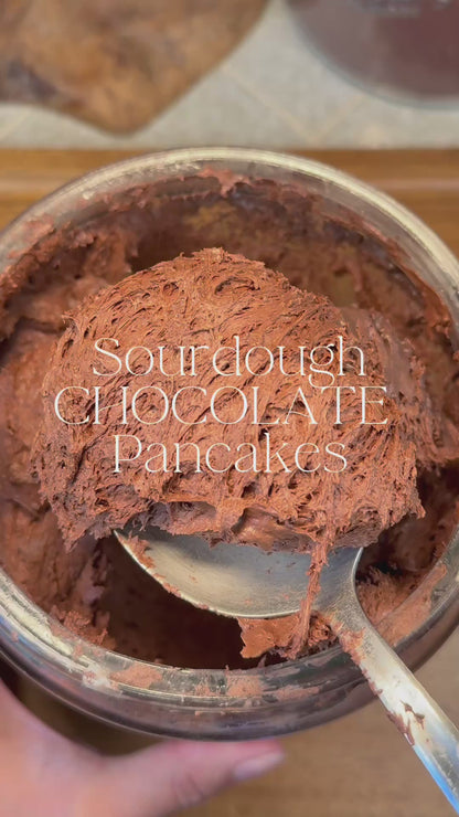 “The BEST” Organic Sourdough Pancake Mix—Original, Valrhona Chocolate or Both! (2 Bags)